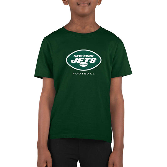 New York Jets Youth NFL Ultimate Fan Logo Short Sleeve T-Shirt - Green
