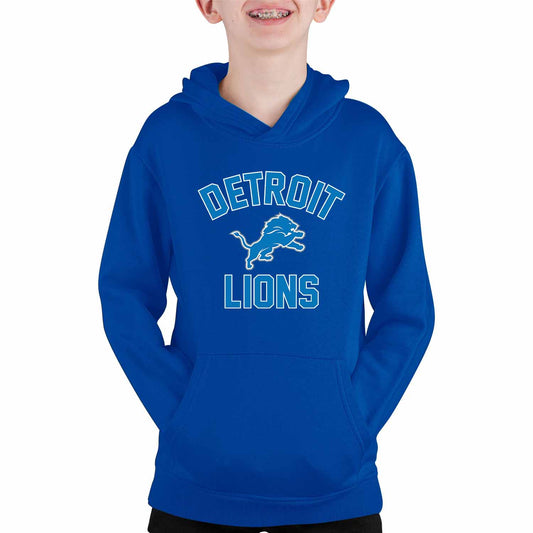 Detroit Lions NFL Youth Gameday Hooded Sweatshirt - Royal