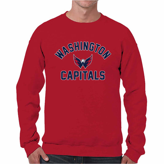 Washington Capitals Adult NHL Gameday Crewneck Sweatshirt - Red