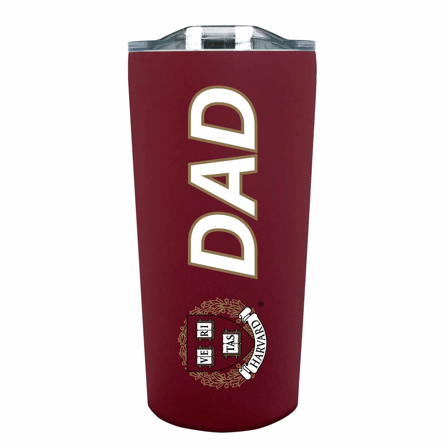 Harvard Crimson NCAA Stainless Steel Travel Tumbler for Dad - Crimson