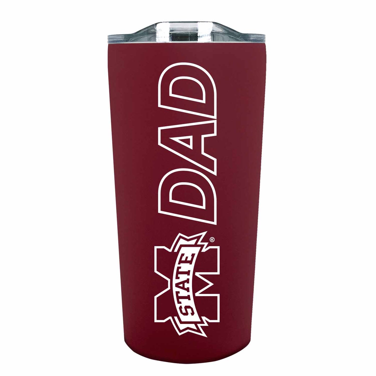 Mississippi State Bulldogs NCAA Stainless Steel Travel Tumbler for Dad - Maroon