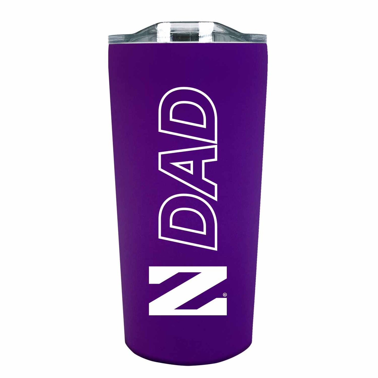 Northwestern Wildcats NCAA Stainless Steel Travel Tumbler for Dad - Purple