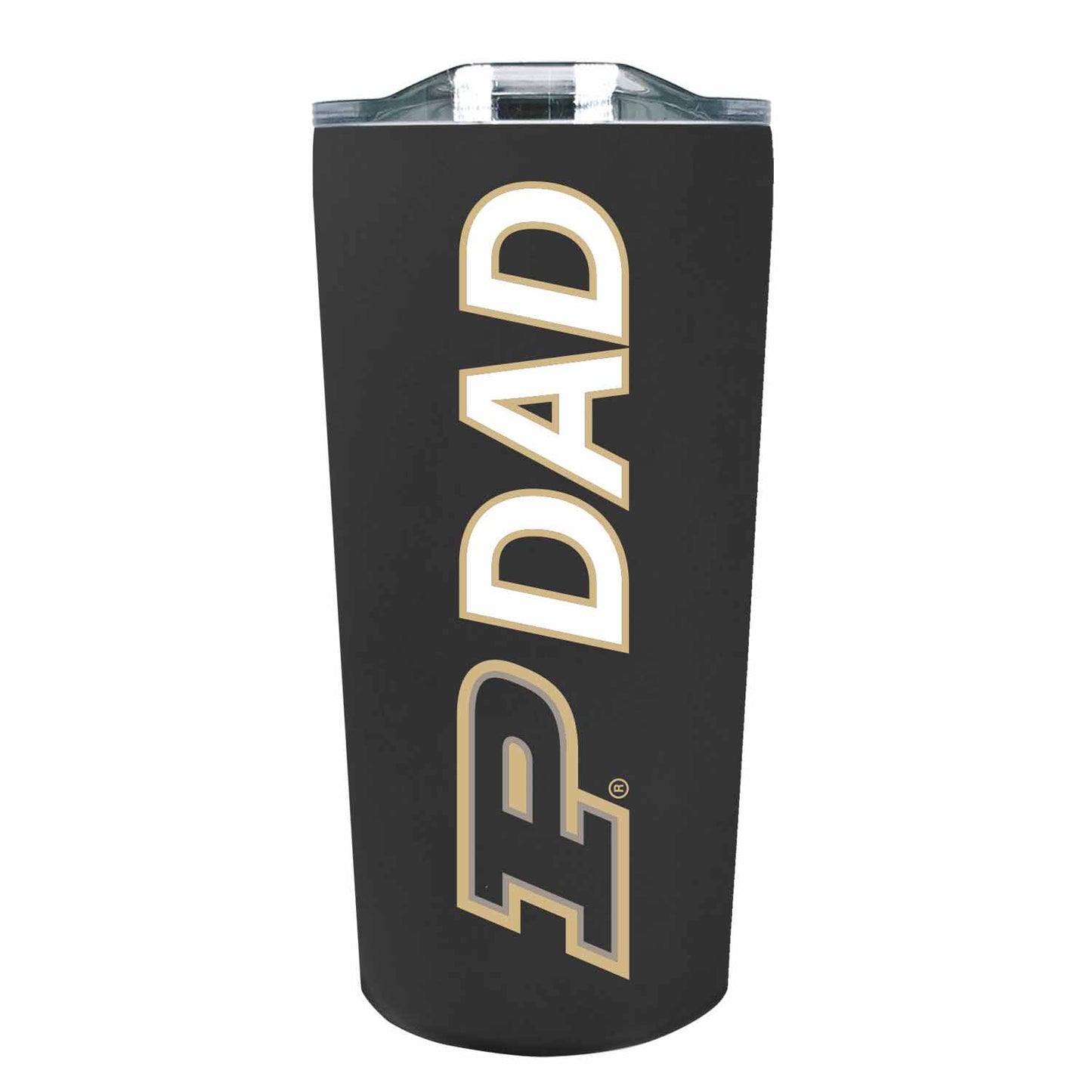 Purdue Boilermakers NCAA Stainless Steel Travel Tumbler for Dad - Black