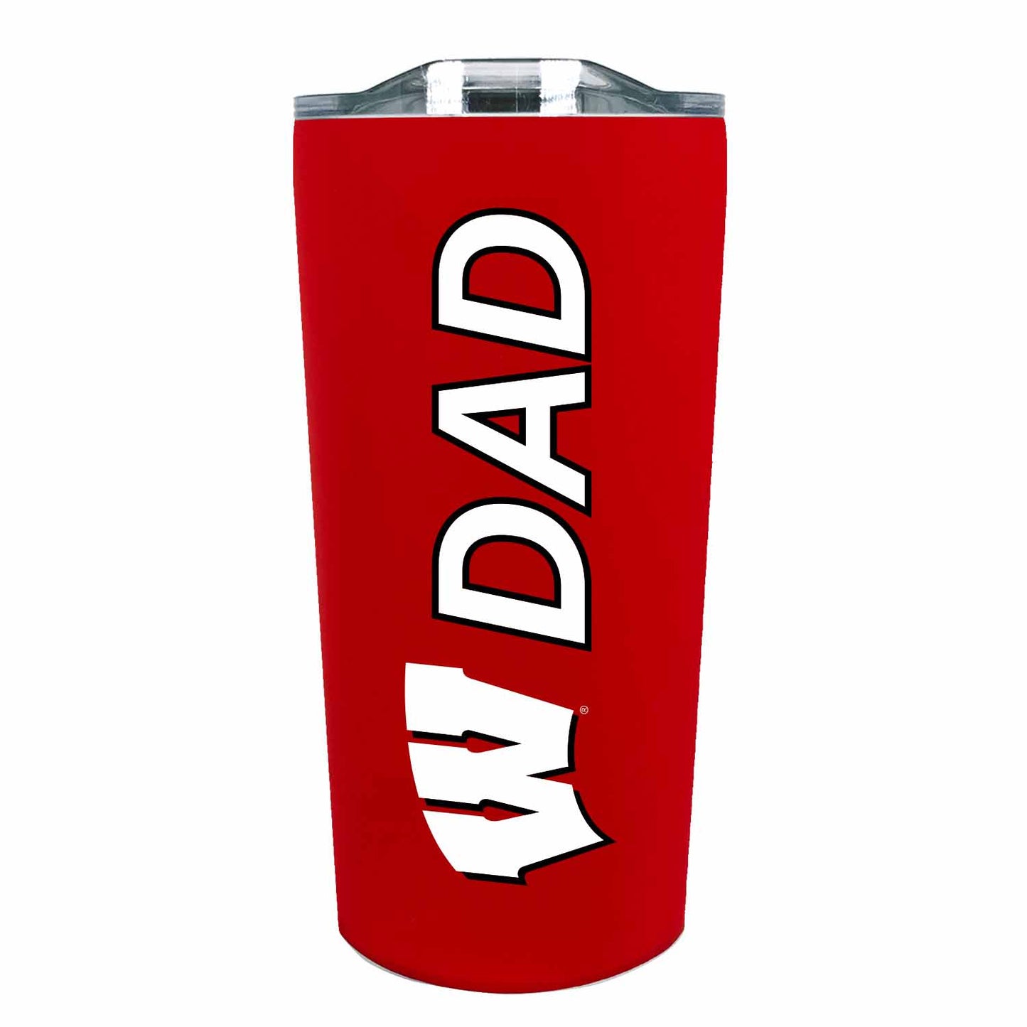 Wisconsin Badgers NCAA Stainless Steel Travel Tumbler for Dad - Red