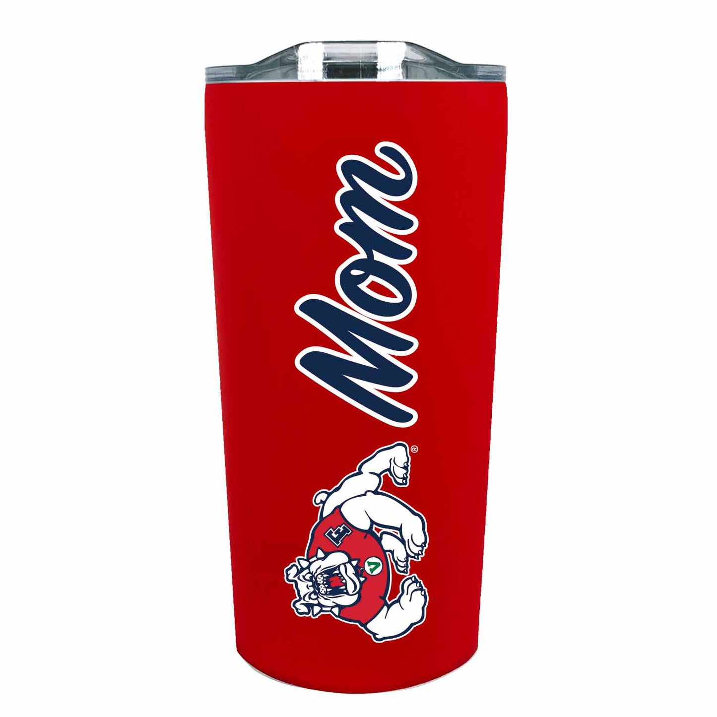 Fresno State Bulldogs NCAA Stainless Steel Travel Tumbler for Mom - Red
