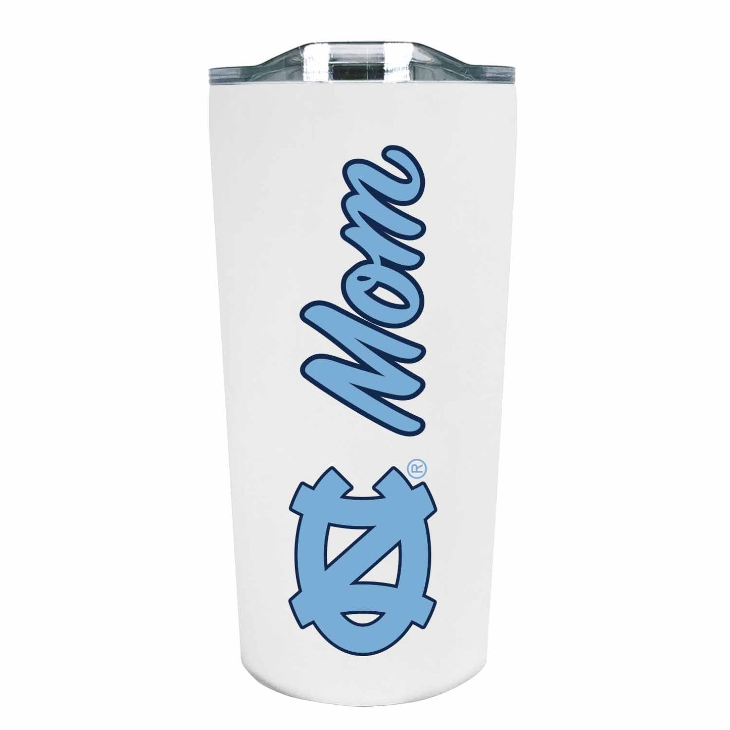North Carolina Tar Heels NCAA Stainless Steel Travel Tumbler for Mom - White
