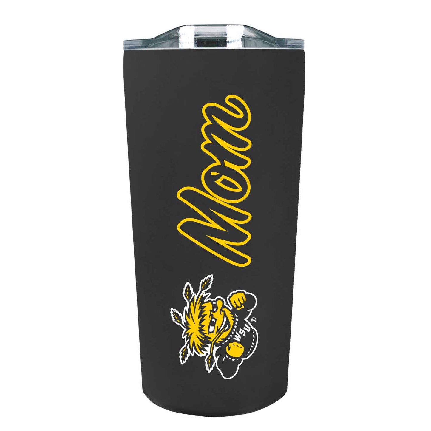 Wichita State Shockers NCAA Stainless Steel Travel Tumbler for Mom - Black