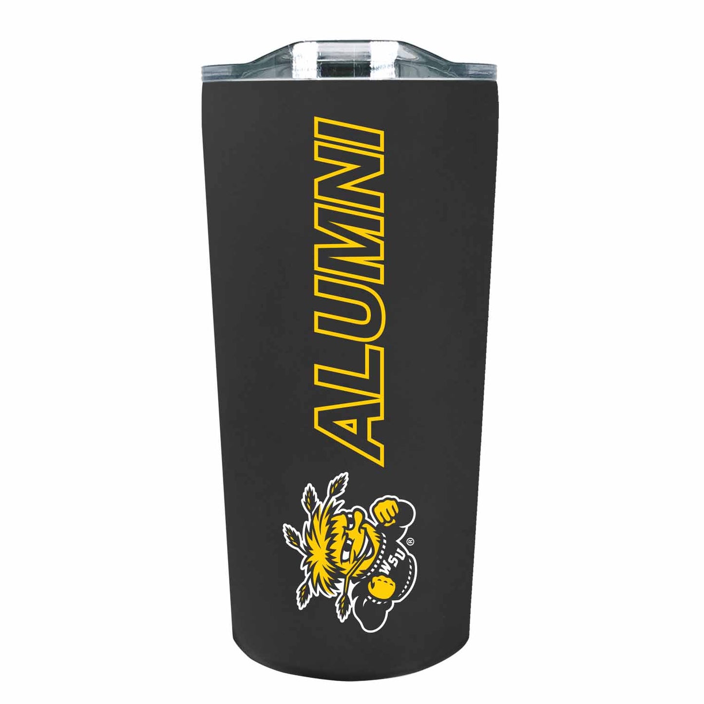 Wichita State Shockers Collegiate Stainless Steel Travel Tumbler for Alumni - Black