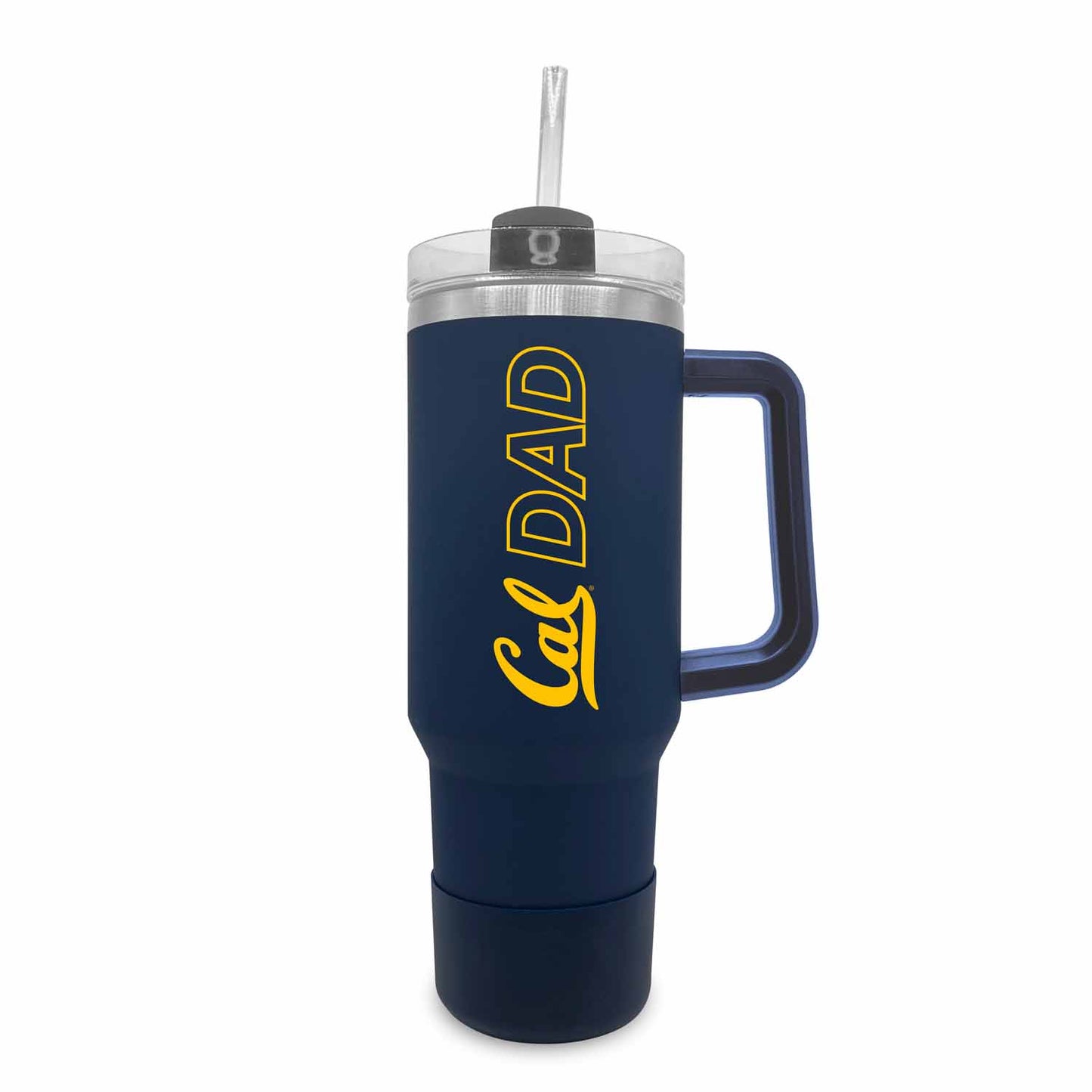 Cal Golden Bears Collegiate 40oz Stainless Steel Travel Tumbler with Handle for Dad - Navy