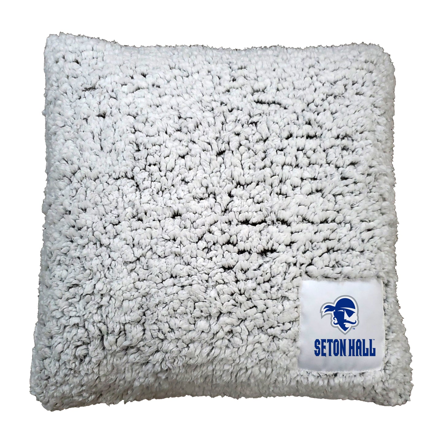 Seton Hall Pirates Two Tone Sherpa Throw Pillow - Team Color
