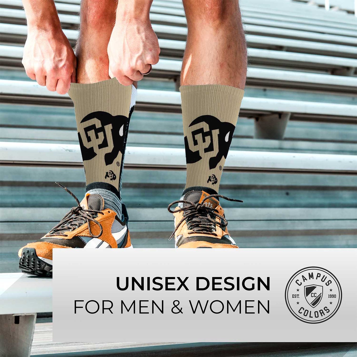 Colorado Buffaloes NCAA Youth University Socks - Black