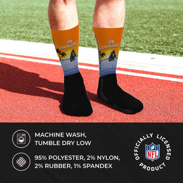 Tampa Bay Buccaneers NFL Youth Zoom Location Crew Socks - Black