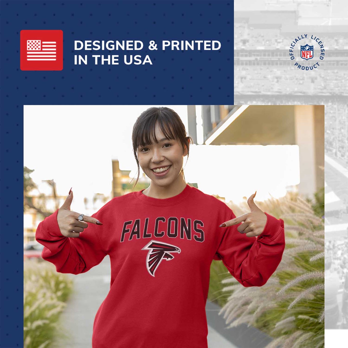 Atlanta Falcons NFL Home Team Crew - Red