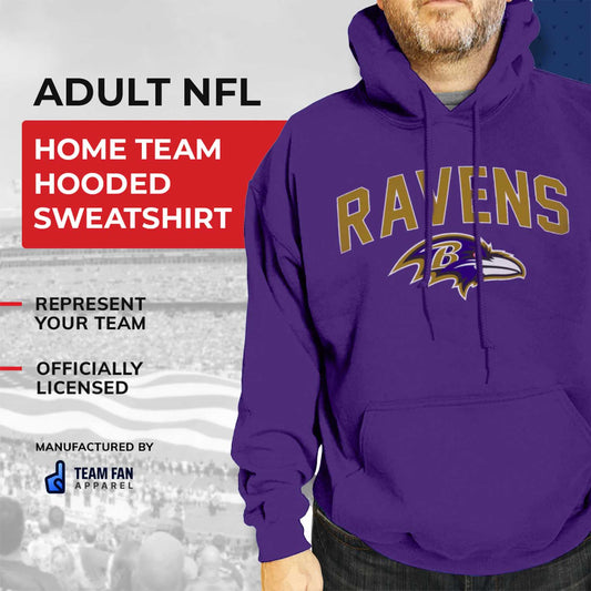 Baltimore Ravens NFL Home Team Hoodie - Purple