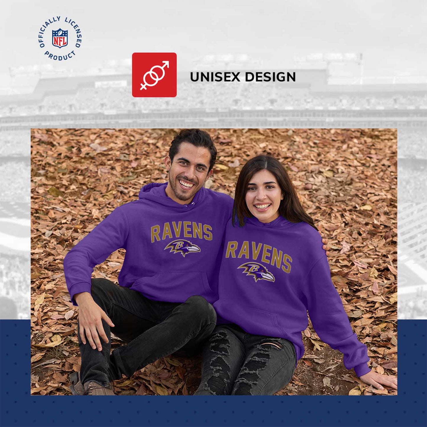 Baltimore Ravens NFL Home Team Hoodie - Purple