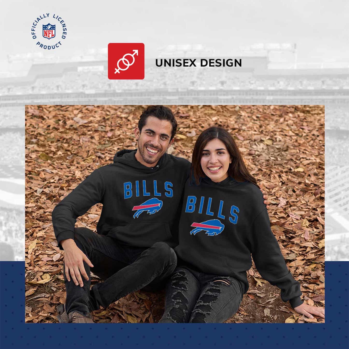 Buffalo Bills NFL Home Team Hoodie - Black