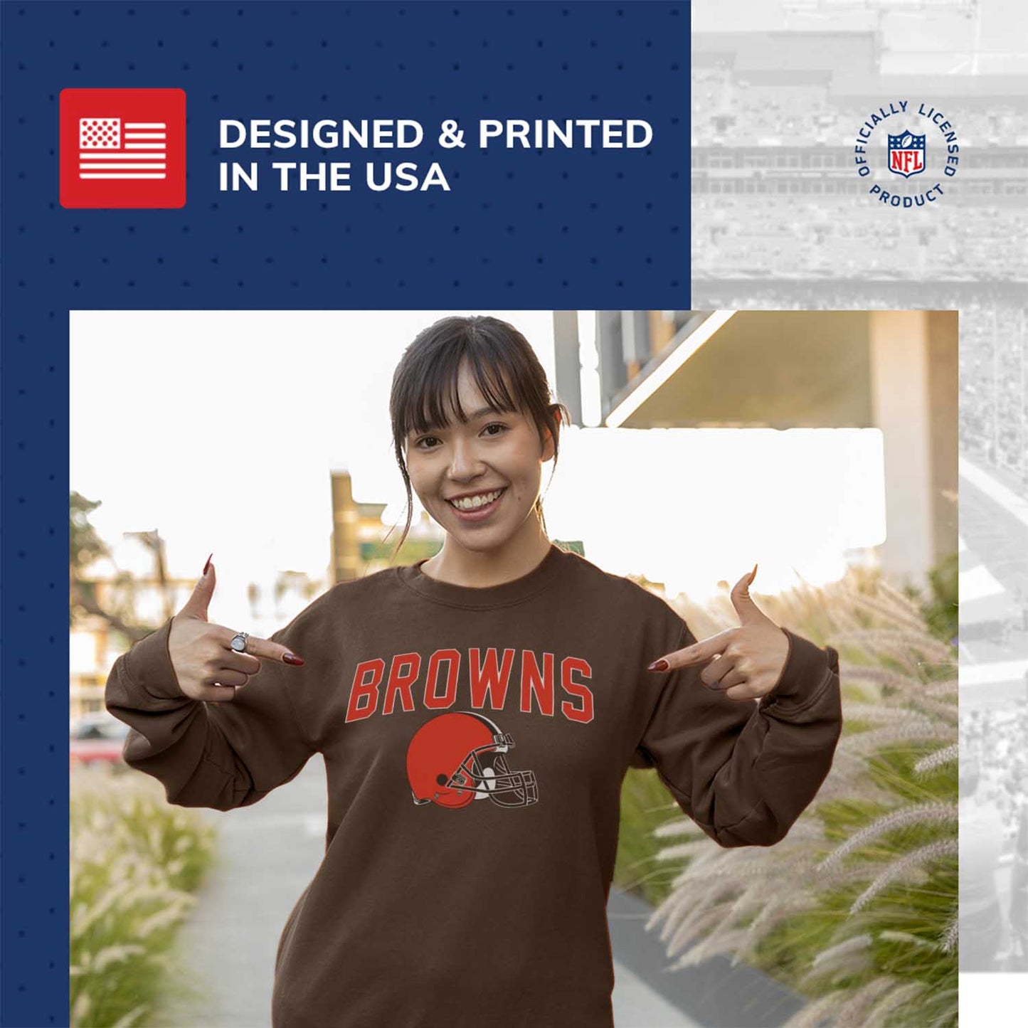 Cleveland Browns NFL Home Team Crew - Brown