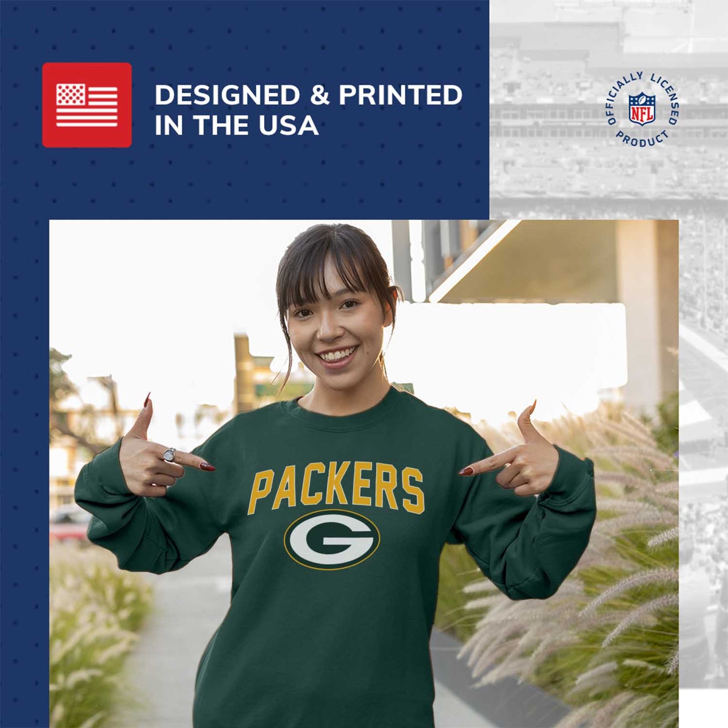 Green Bay Packers NFL Home Team Crew - Forest Green
