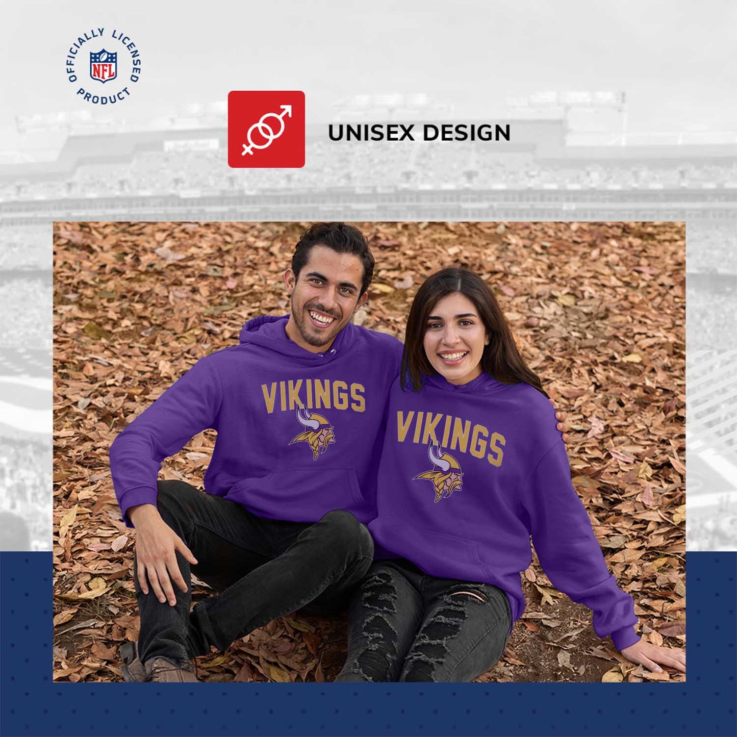 Minnesota Vikings NFL Home Team Hoodie - Purple