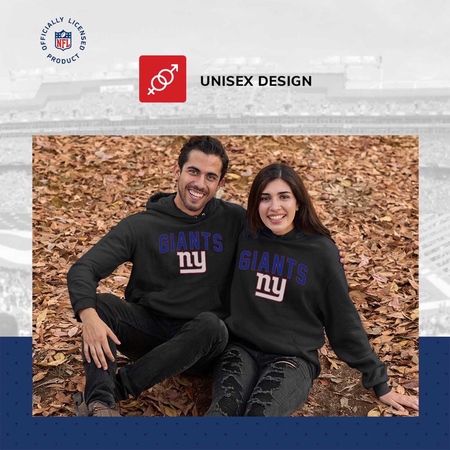 New York Giants NFL Home Team Hoodie - Black