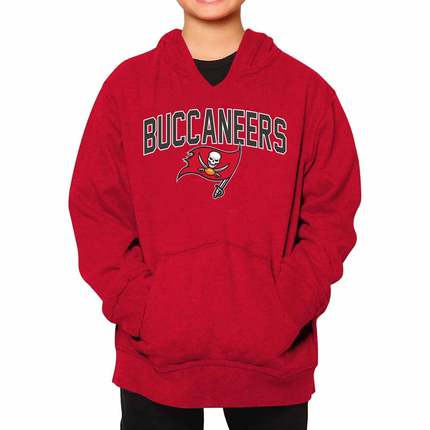 Tampa Bay Buccaneers NFL Youth Home Team Hoodie- Kids Hooded Sweatshirt - Red