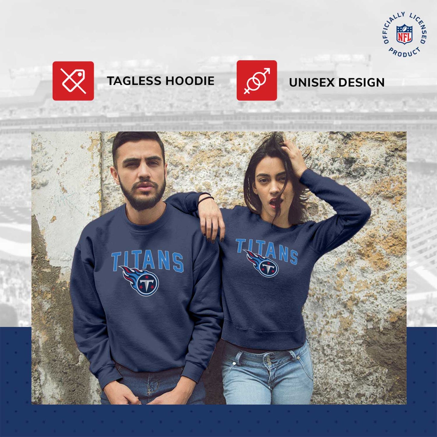 Tennessee Titans NFL Home Team Crew - Navy