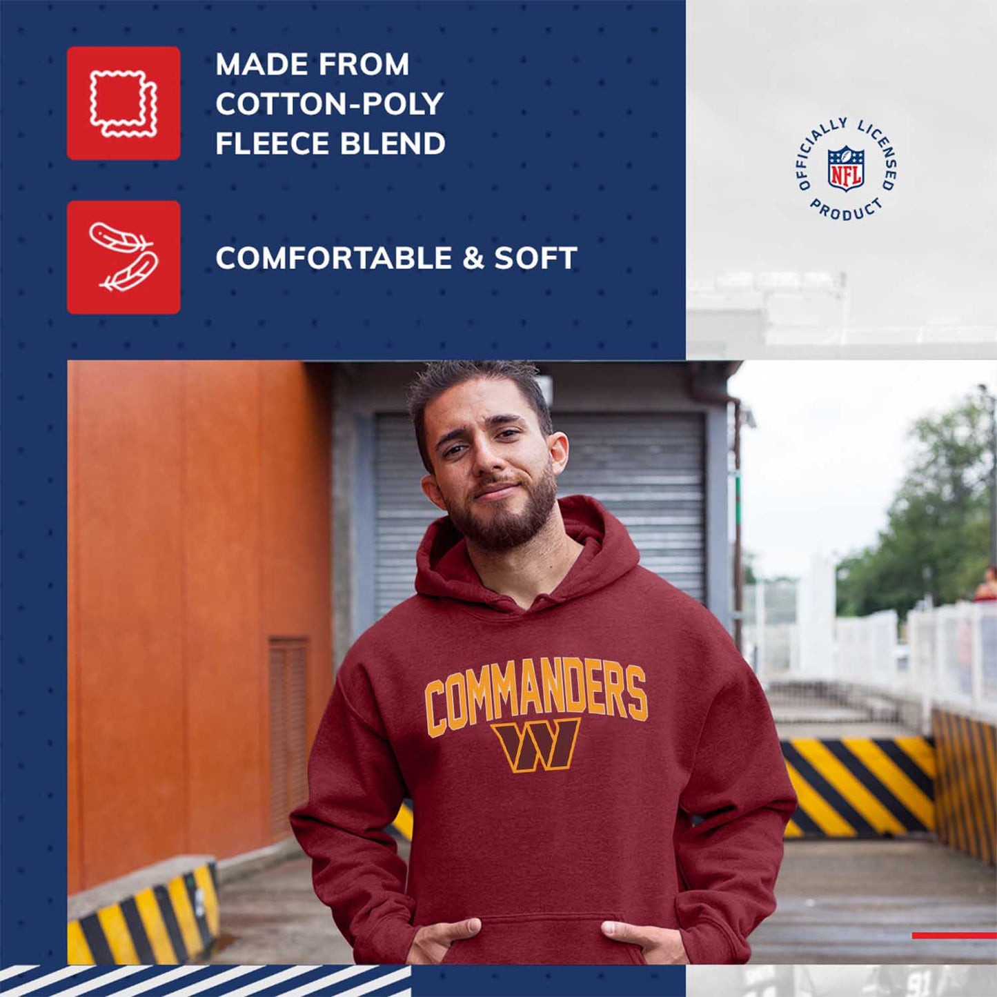 Washington Commanders NFL Home Team Hoodie - Maroon