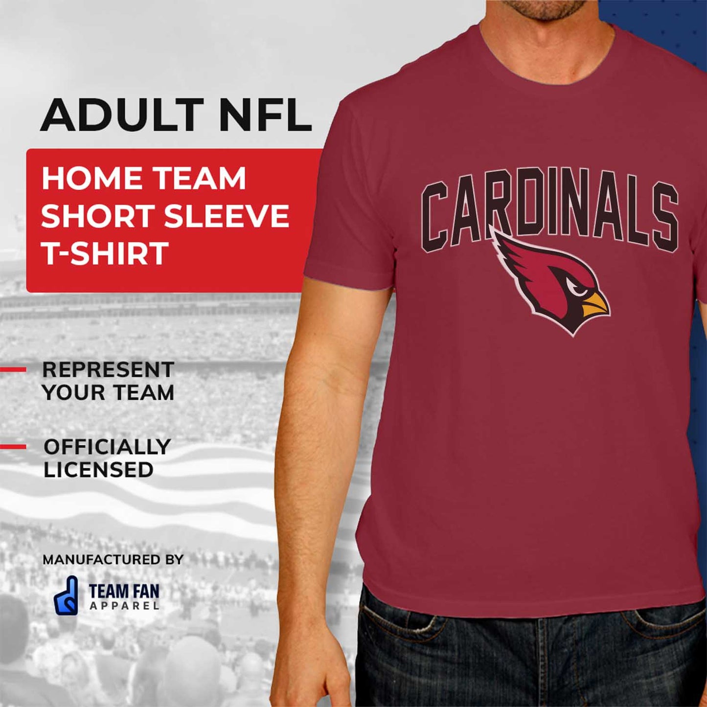 Arizona Cardinals NFL Home Team Tee - Cardinal