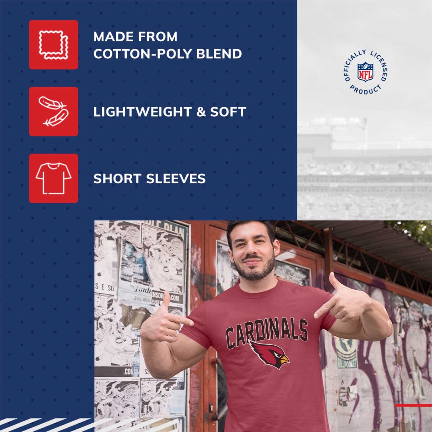 Arizona Cardinals NFL Home Team Tee - Cardinal