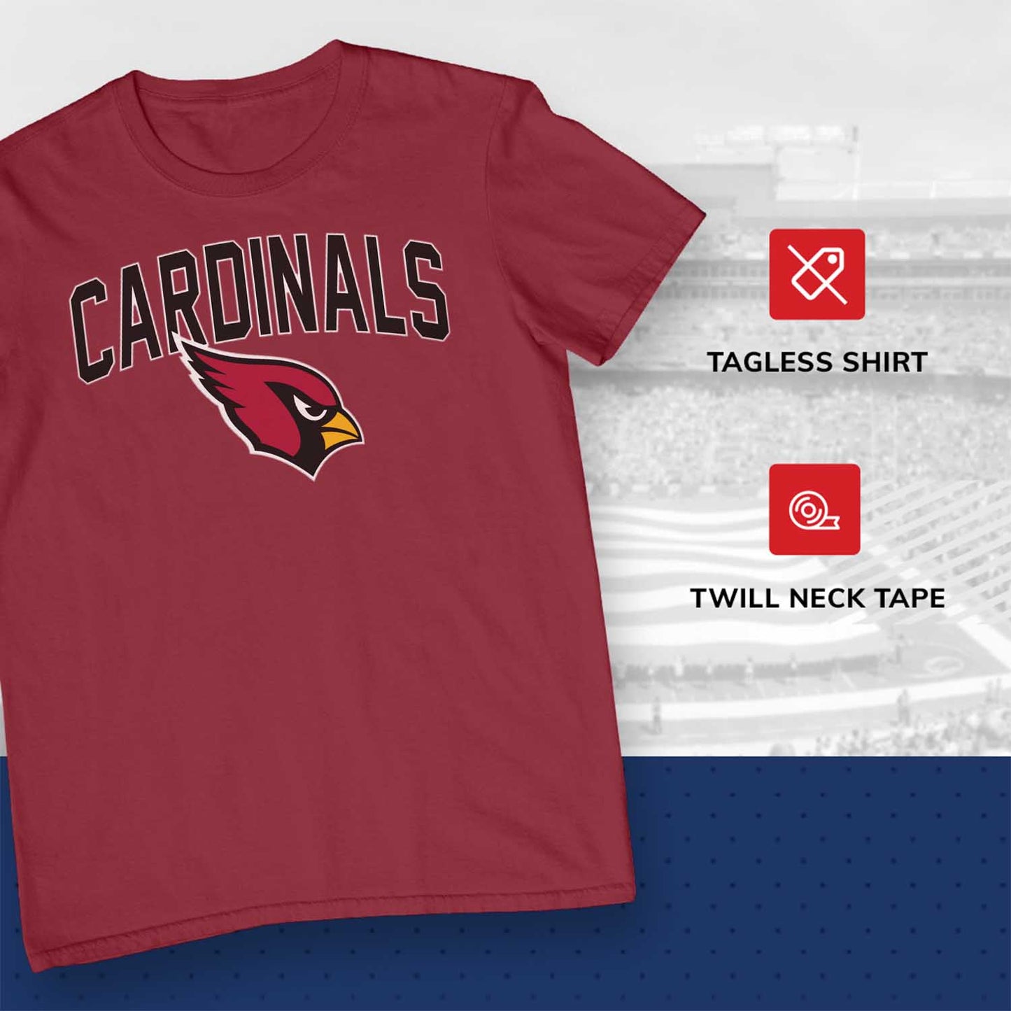 Arizona Cardinals NFL Home Team Tee - Cardinal
