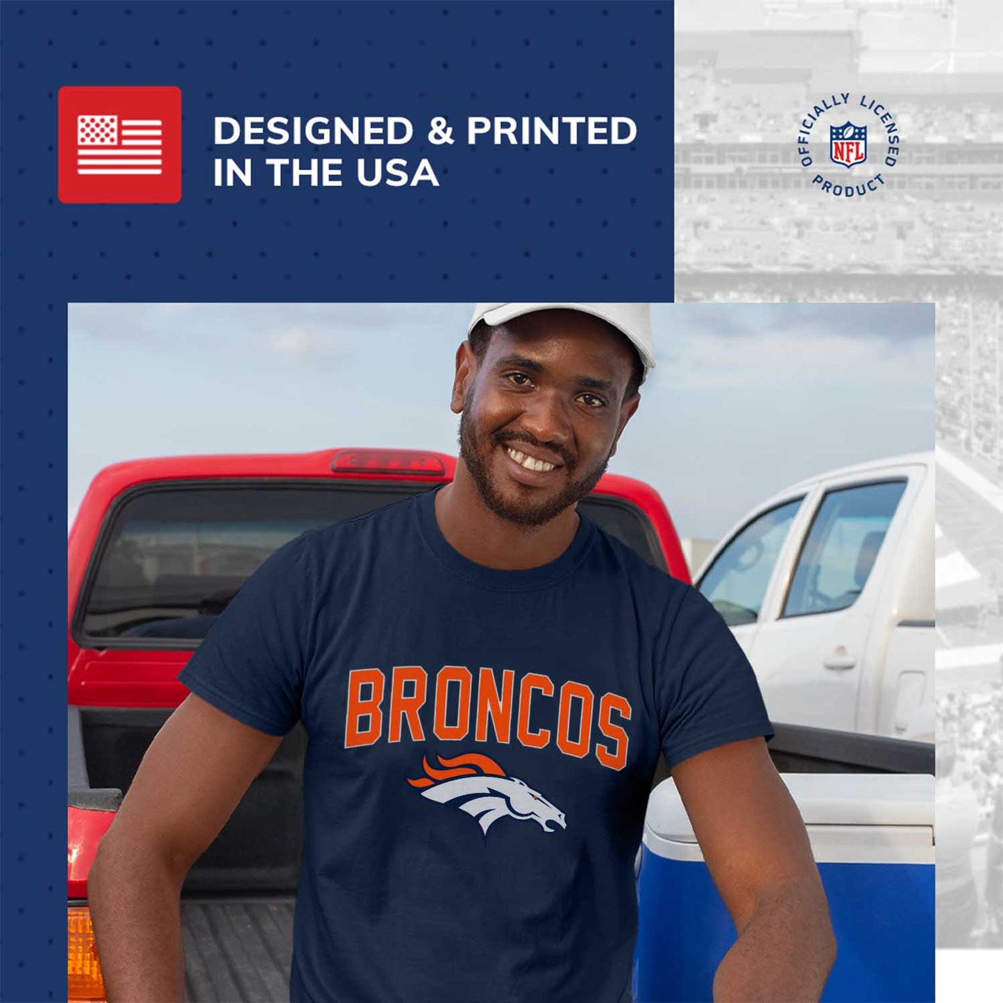 Denver Broncos NFL Home Team Tee - Navy