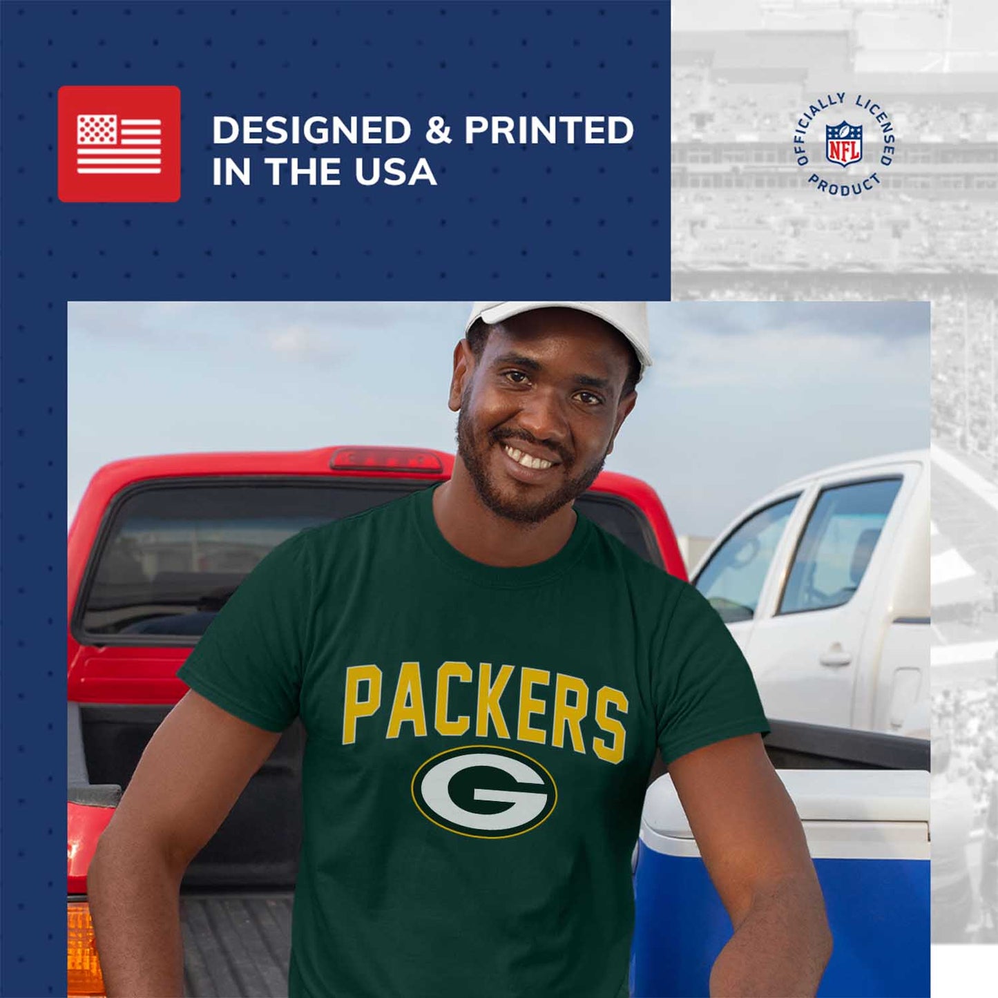 Green Bay Packers NFL Home Team Tee - Forest Green