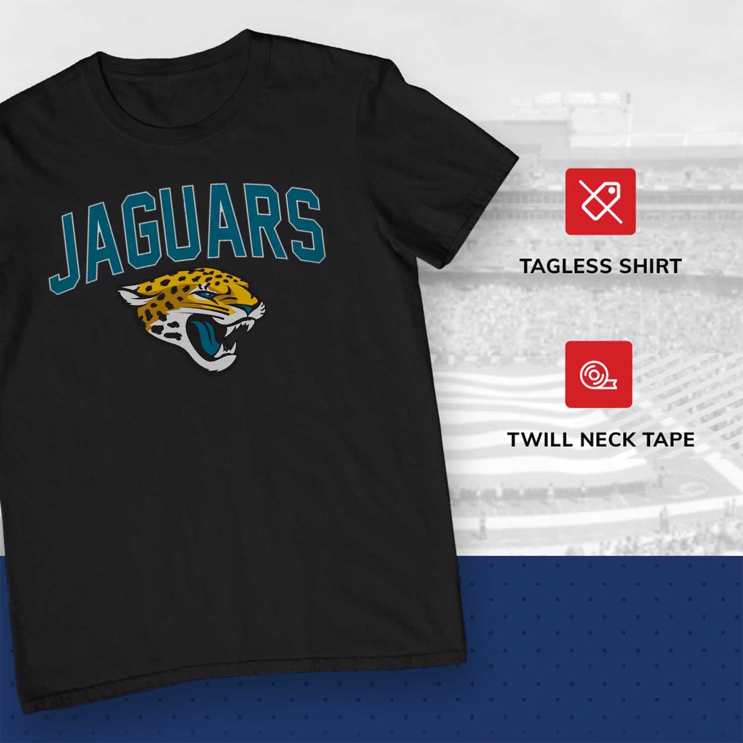 Jacksonville Jaguars NFL Home Team Tee - Black