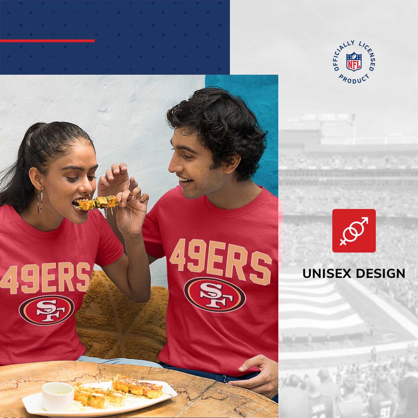 San Francisco 49ers NFL Home Team Tee - Red