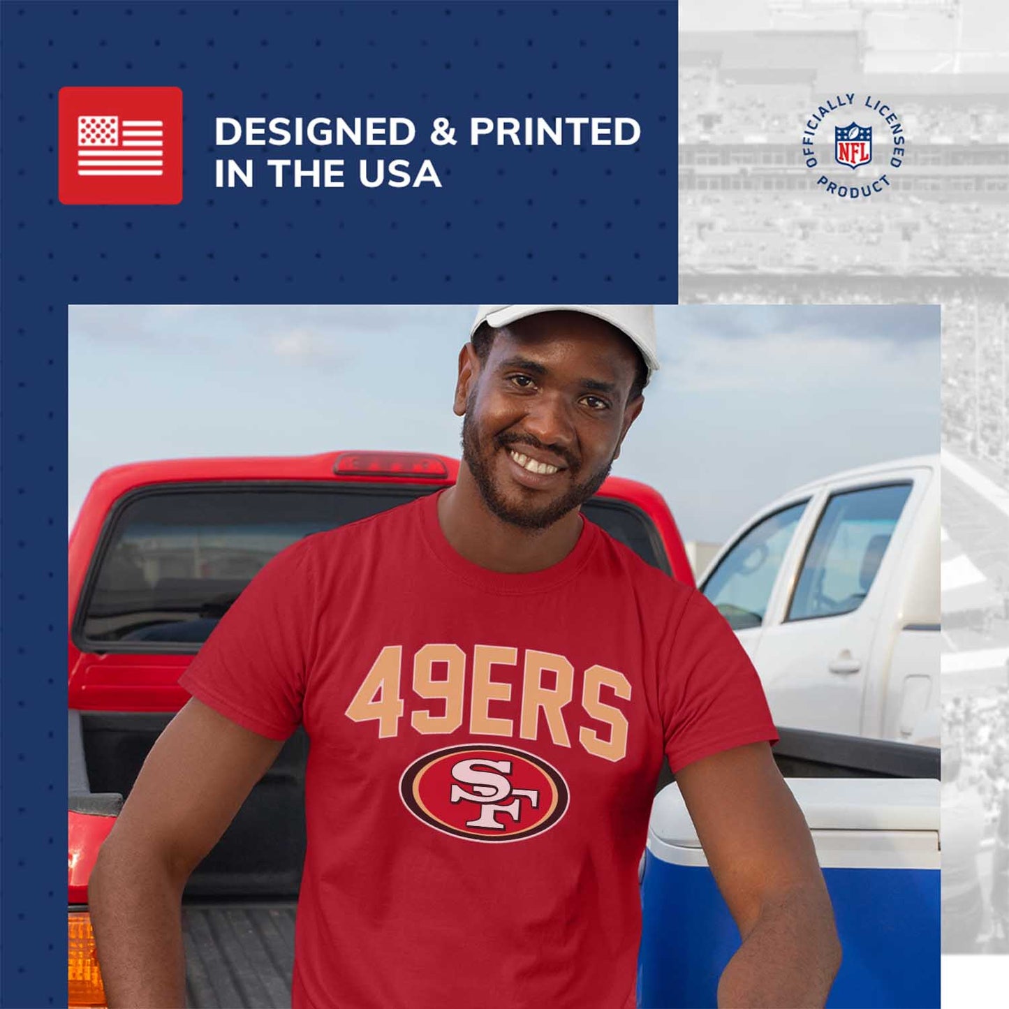 San Francisco 49ers NFL Home Team Tee - Red