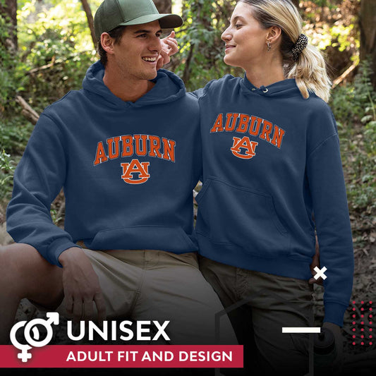 Auburn Tigers Adult Arch & Logo Soft Style Gameday Hooded Sweatshirt - Navy
