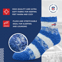 Buffalo Bills NFL Cozy Soft Slipper Socks - Royal
