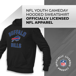 Buffalo Bills NFL Youth Gameday Hooded Sweatshirt - Black