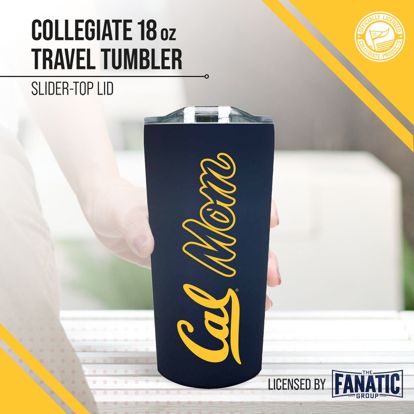 Cal Golden Bears NCAA Stainless Steel Travel Tumbler for Mom - Navy
