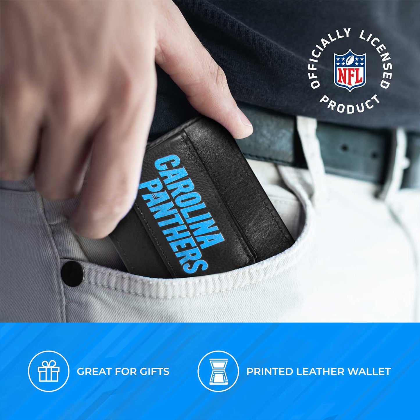 Carolina Panthers NFL Bottle Opener Keychain Bundle - Black