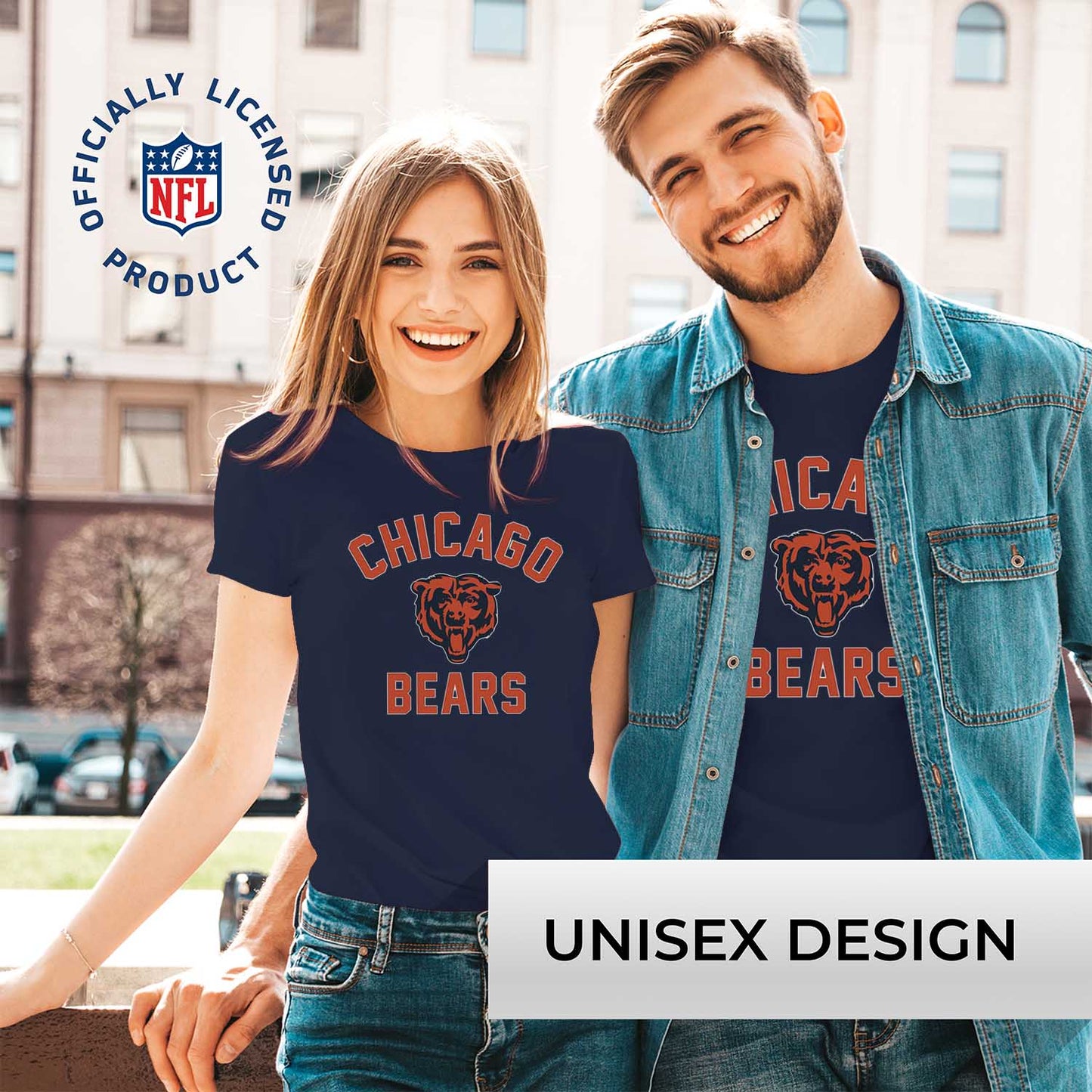 Chicago Bears NFL Adult Gameday T-Shirt - Navy