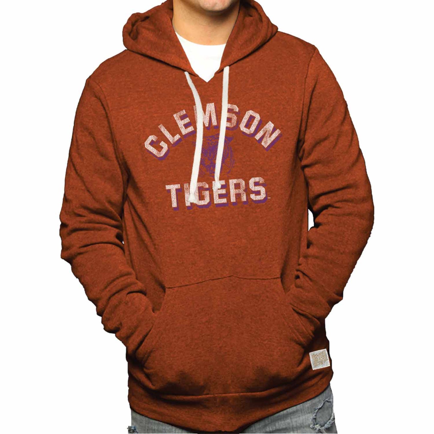 Clemson Tigers Adult University Hoodie - Orange