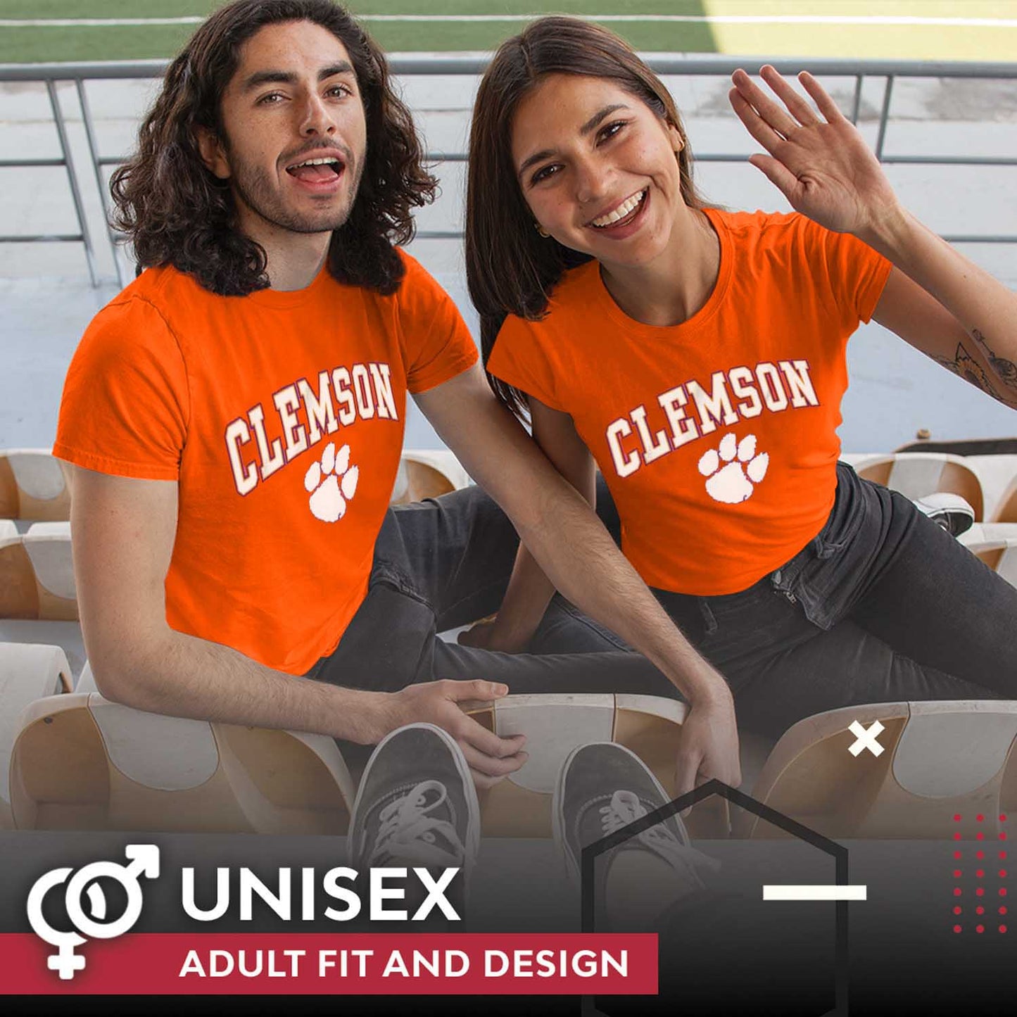 Clemson Tigers NCAA Adult Gameday Cotton T-Shirt - Orange