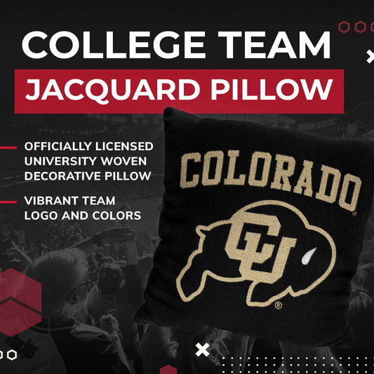 Colorado Buffaloes NCAA Decorative Pillow - Black