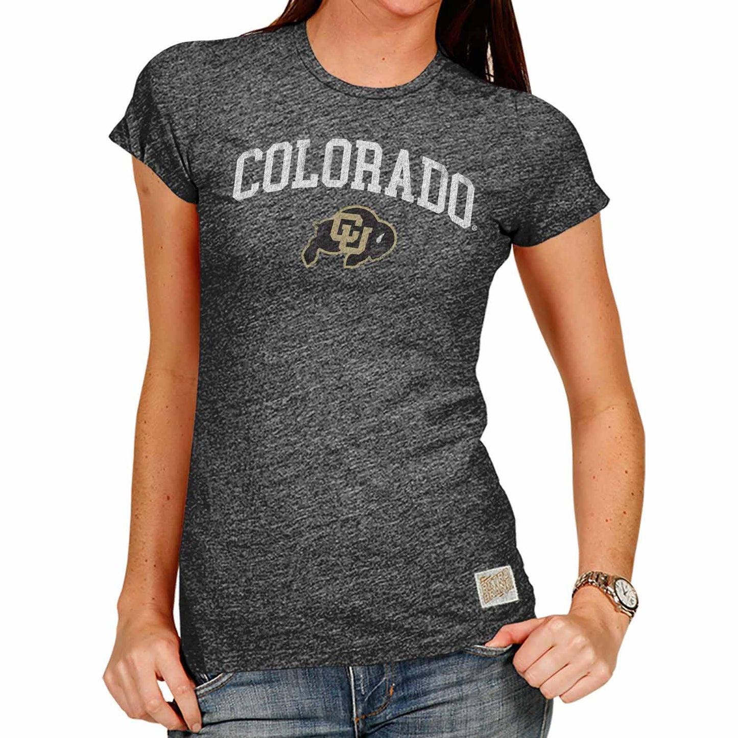 Colorado Buffaloes University Women's T-Shirt - Black