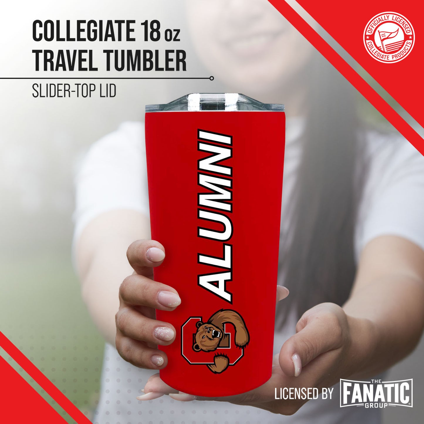 Cornell Big Red Collegiate Stainless Steel Travel Tumbler for Alumni - Red