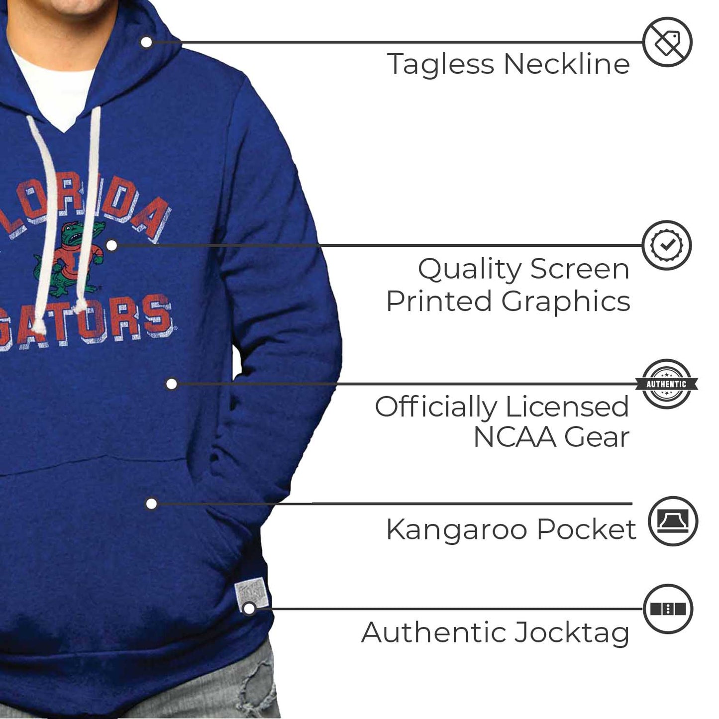 Florida Gators Adult University Hoodie - Royal
