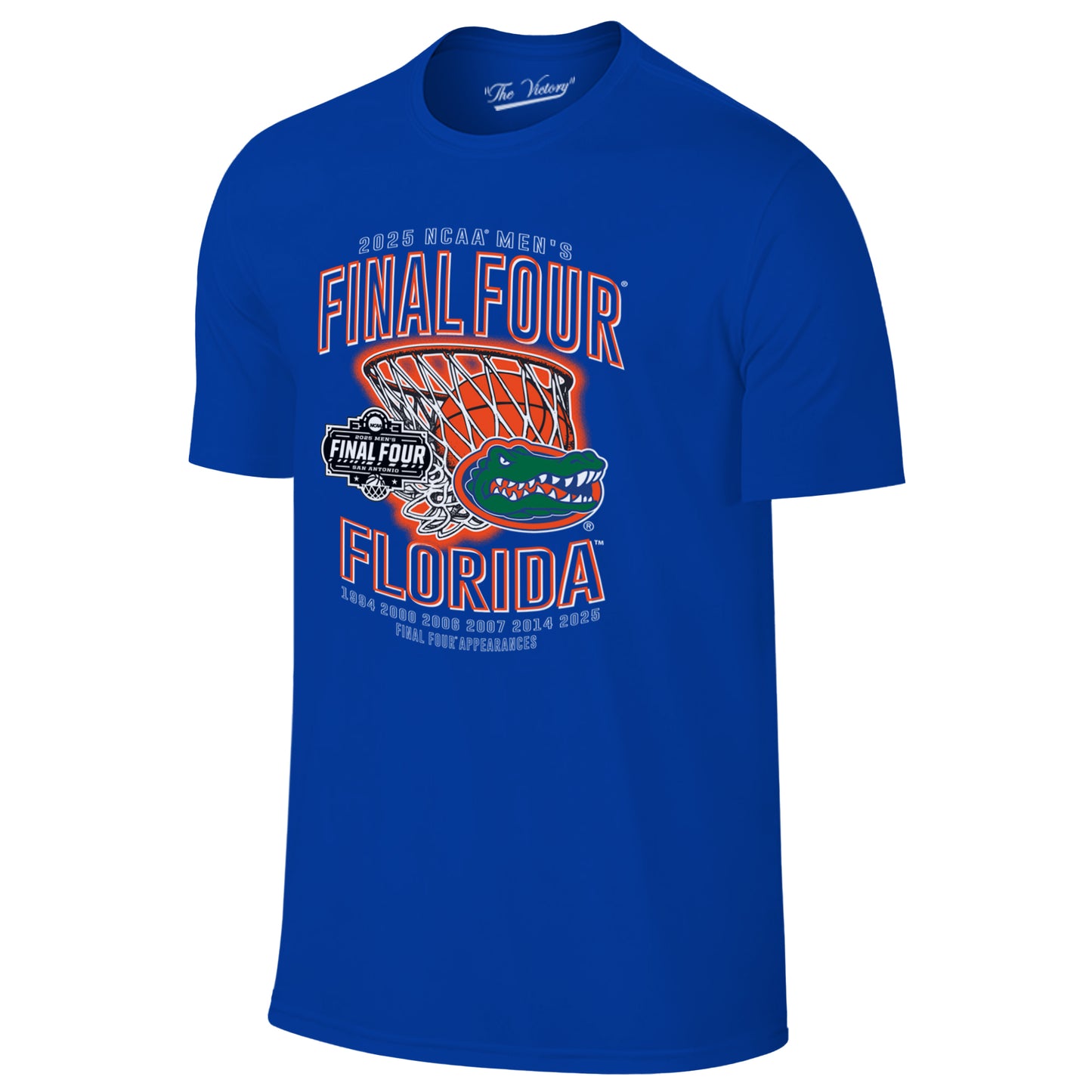 Florida Gators 2025 NCAA Men's Basketball Tournament Chasing Net T-Shirt - Royal