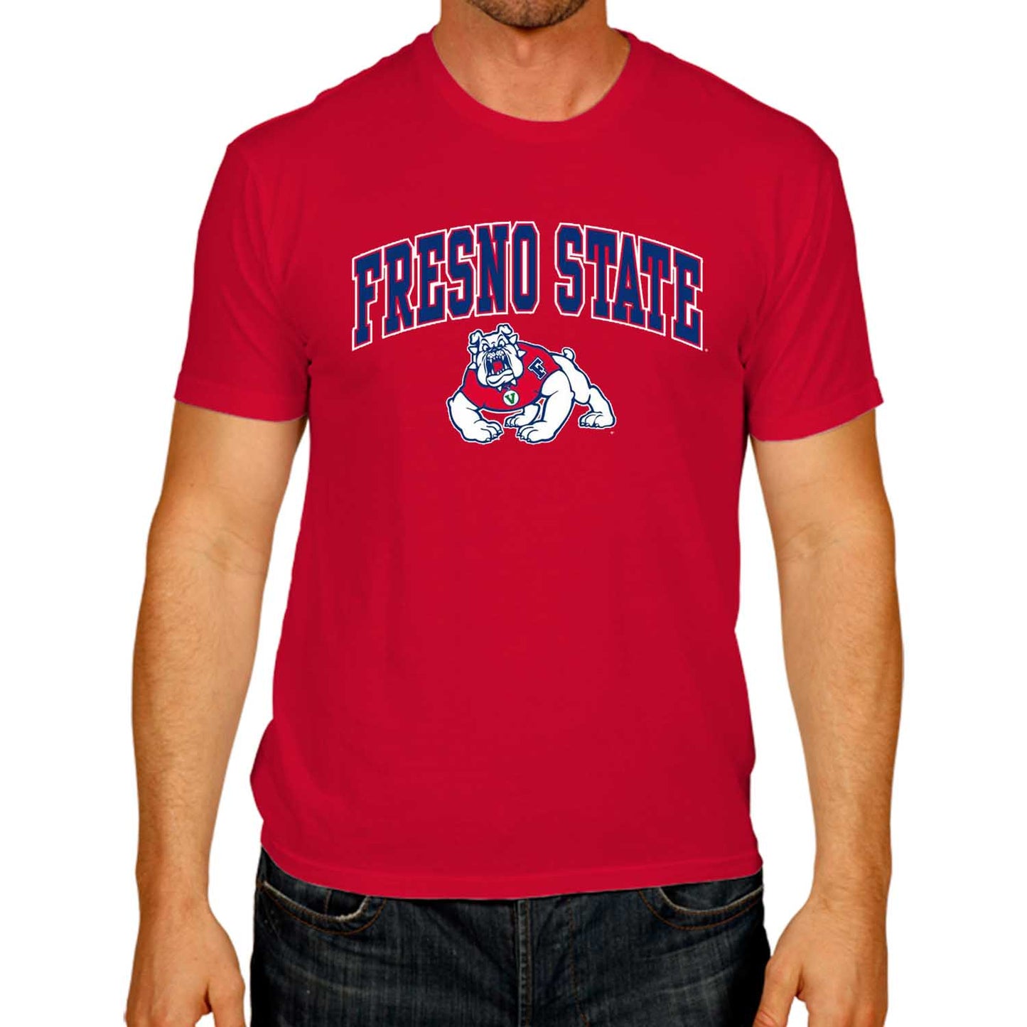 Fresno State Bulldogs NCAA Adult Gameday Cotton T-Shirt - Red
