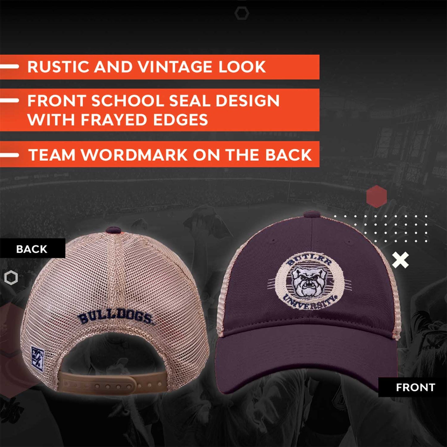 Butler Bulldogs NCAA Snapback - Navy